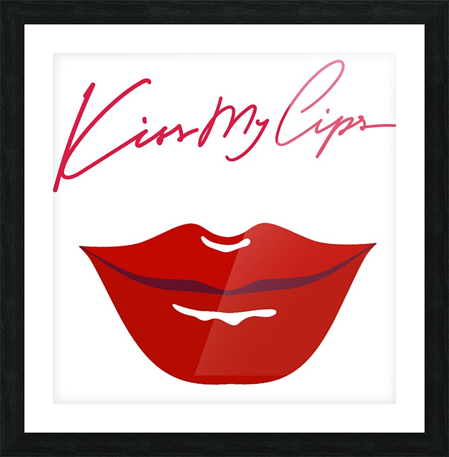 Kiss111A Picture Frame print
