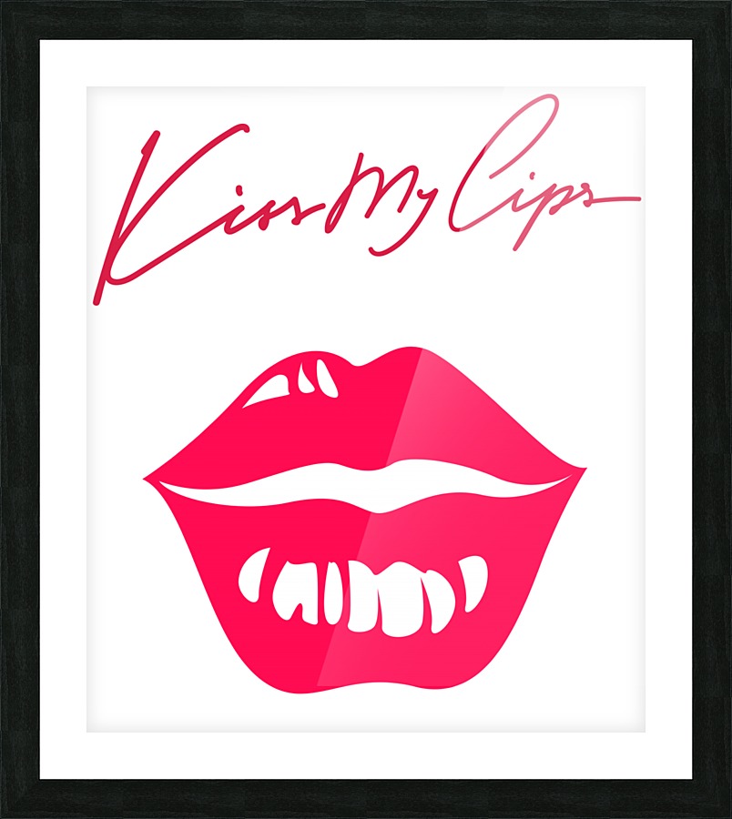 Kiss115A Picture Frame print