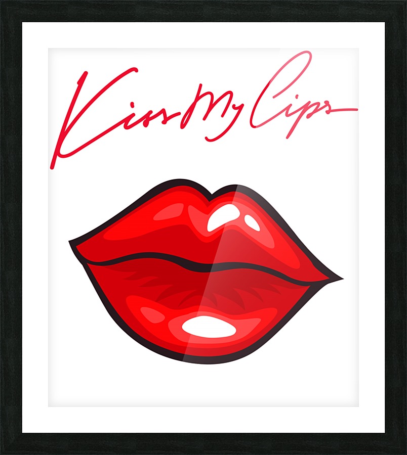 Kiss120A Picture Frame print