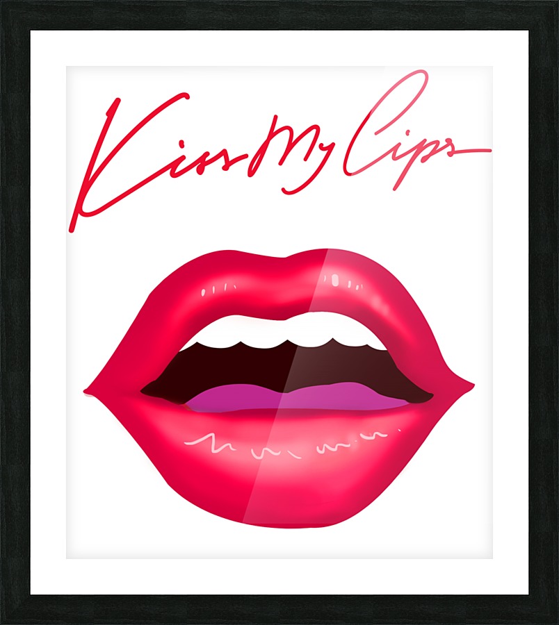 Kiss121A Picture Frame print