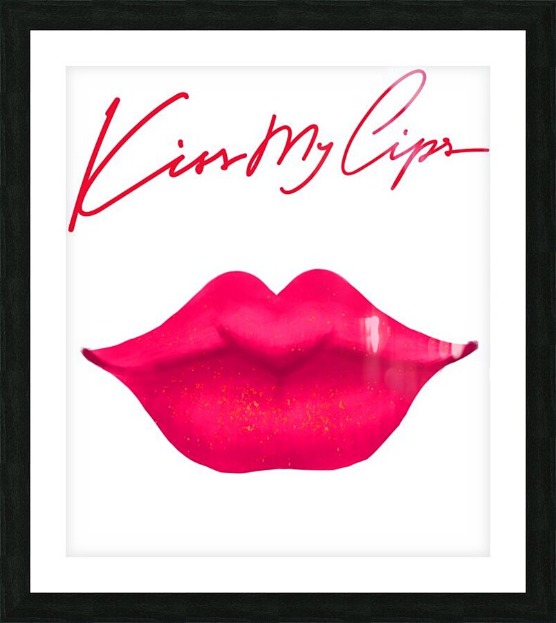 Kiss127A Picture Frame print