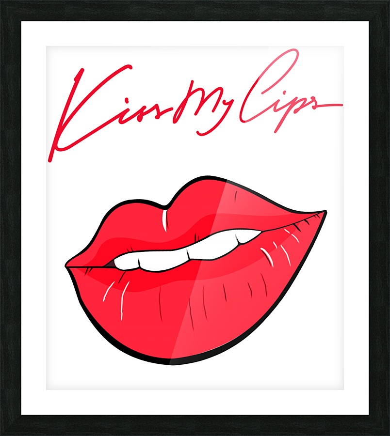 Kiss130A Picture Frame print