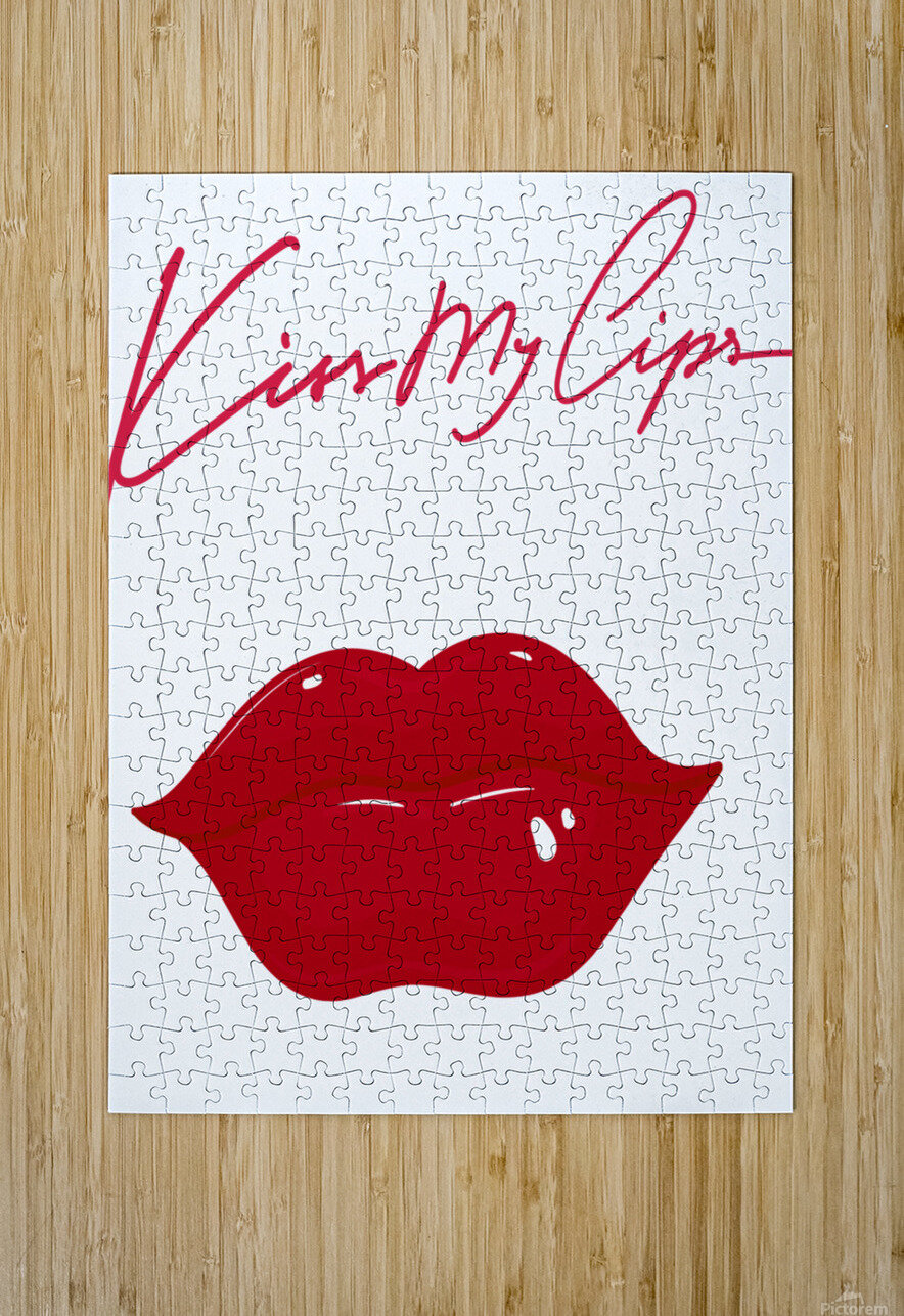 Kiss88A by KISS MY LIPS Wall Art