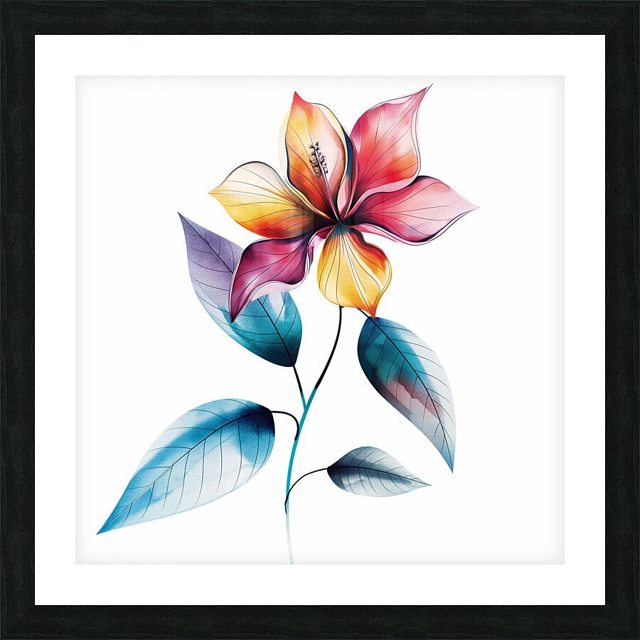 flower1 Picture Frame print