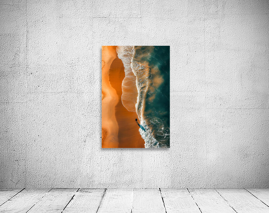 orange beach Wall Preview
