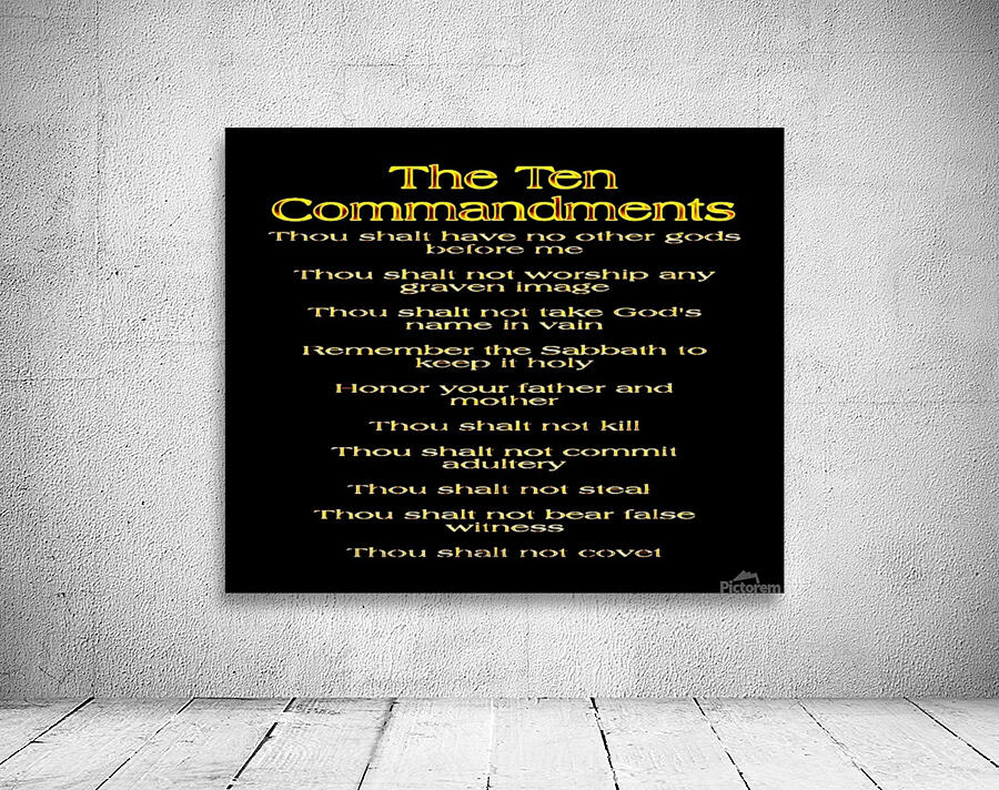 The Ten Commandments 01 Wall Preview