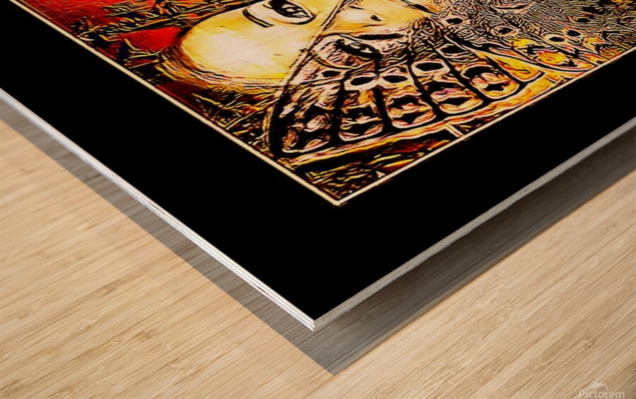 Butterflies & Candy 01 2D Wood print