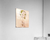 The Moon drips Acrylic Print