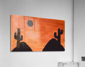 Orange Outback skies Kids Wallart  Acrylic Print