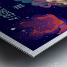 TEXT casual day in space Metal print