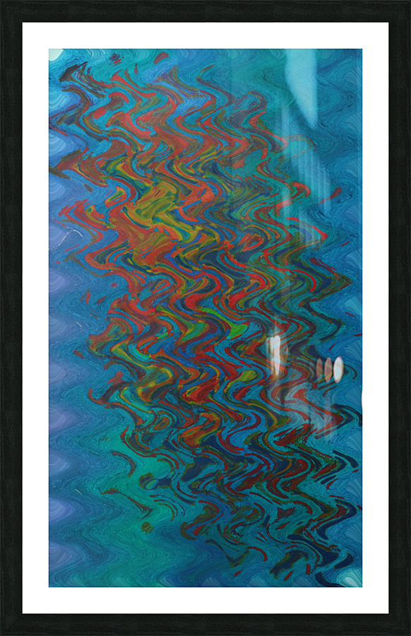 Just Below The Surface  Picture Frame print