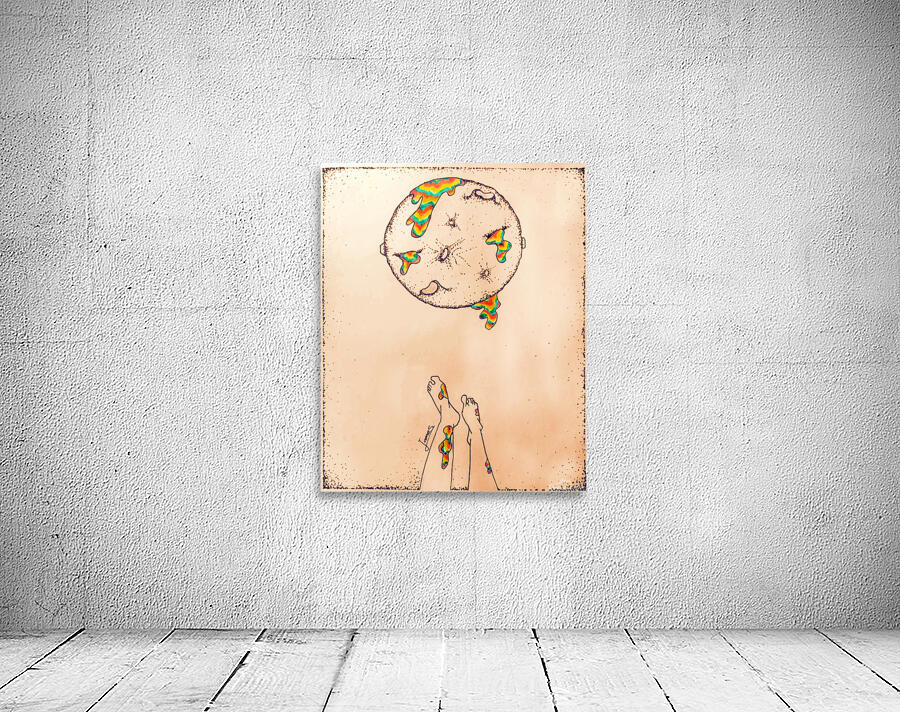 The Moon drips Wall Preview