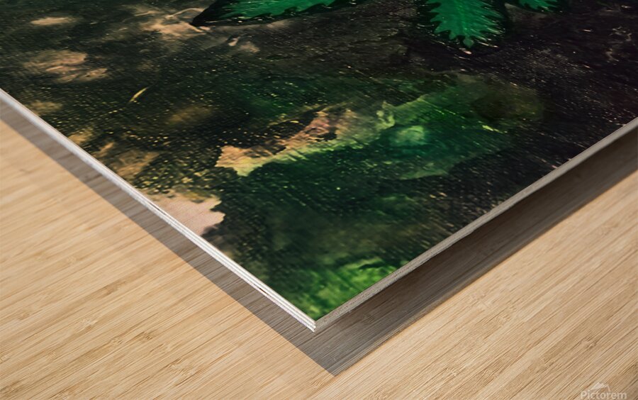 Sweet lemon Haze in Acrylic Wood print