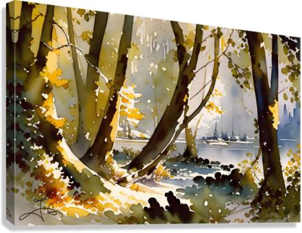 Aquarelle 04 Canvas Print