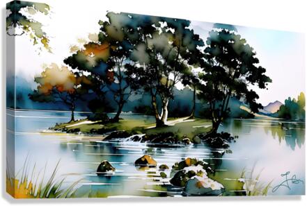 Aquarelle 17 Canvas Print