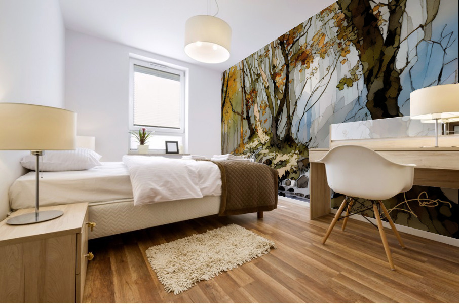 Aquarelle 06 Mural print