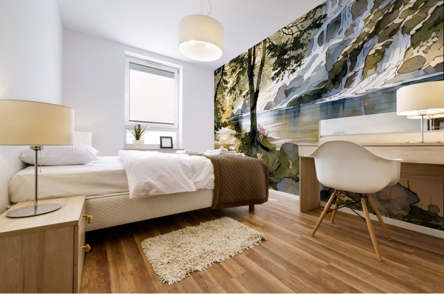 Aquarelle 10 Mural print