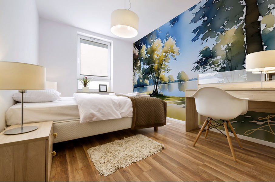 Aquarelle 12 Mural print