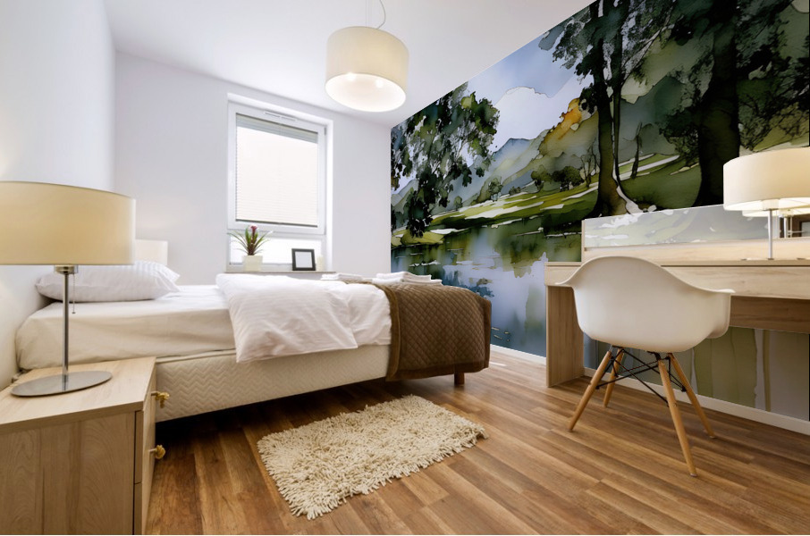 Aquarelle 13 Mural print