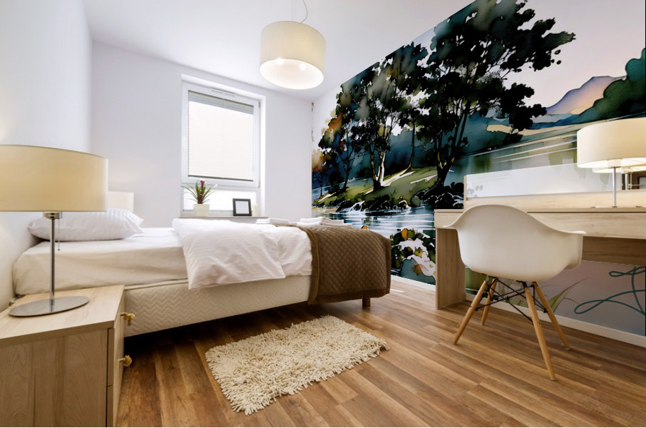Aquarelle 17 Mural print