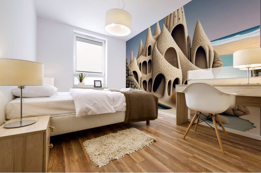 Sandcastle 19 Mural print