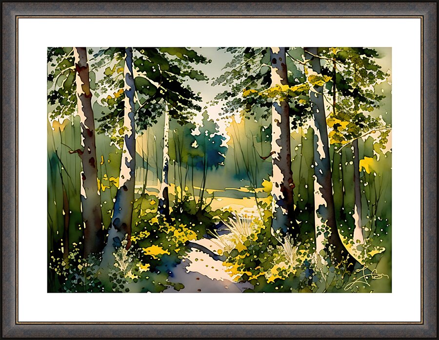 Aquarelle 01 Picture Frame print