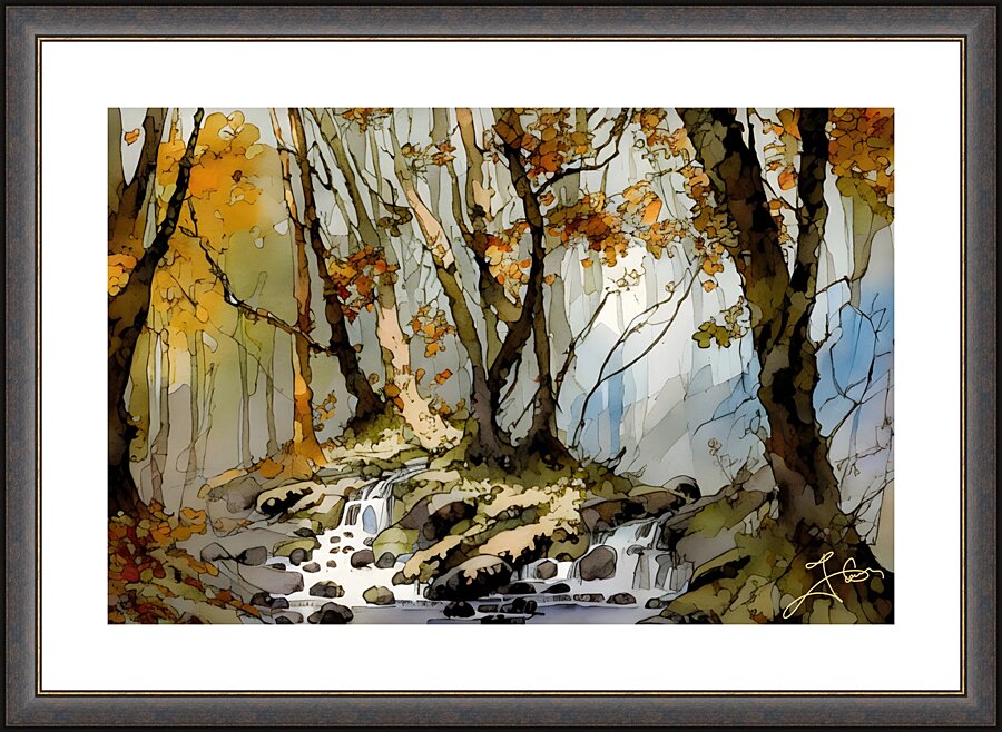 Aquarelle 06 Picture Frame print
