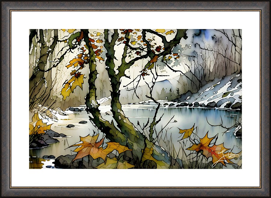 Aquarelle 08 Picture Frame print