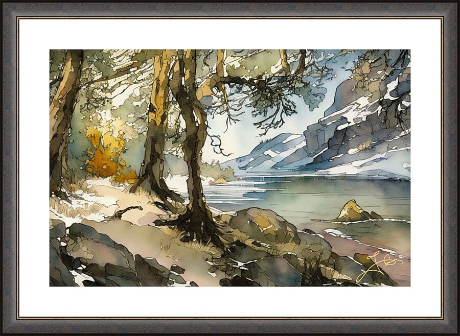 Aquarelle 09 Picture Frame print