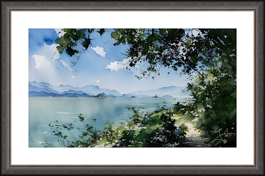 Aquarelle 20 Picture Frame print