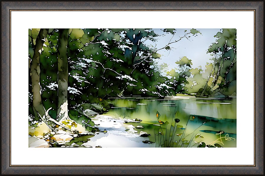 Aquarelle 21 Picture Frame print