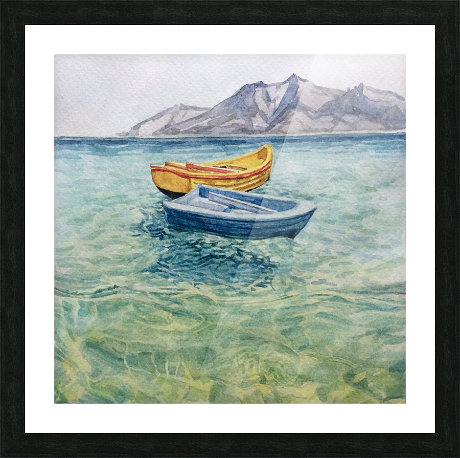 Boats Picture Frame print