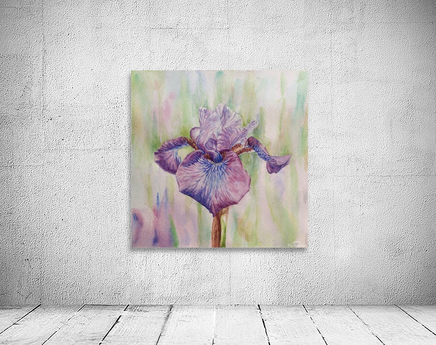 Lilac Iris Wall Preview