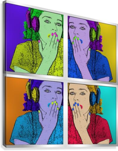 Digital Art. Ana Pop Art Effect Andy Warhol Style. v.1 by Javier