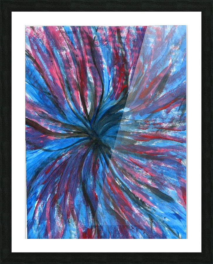 Blue Source Picture Frame print