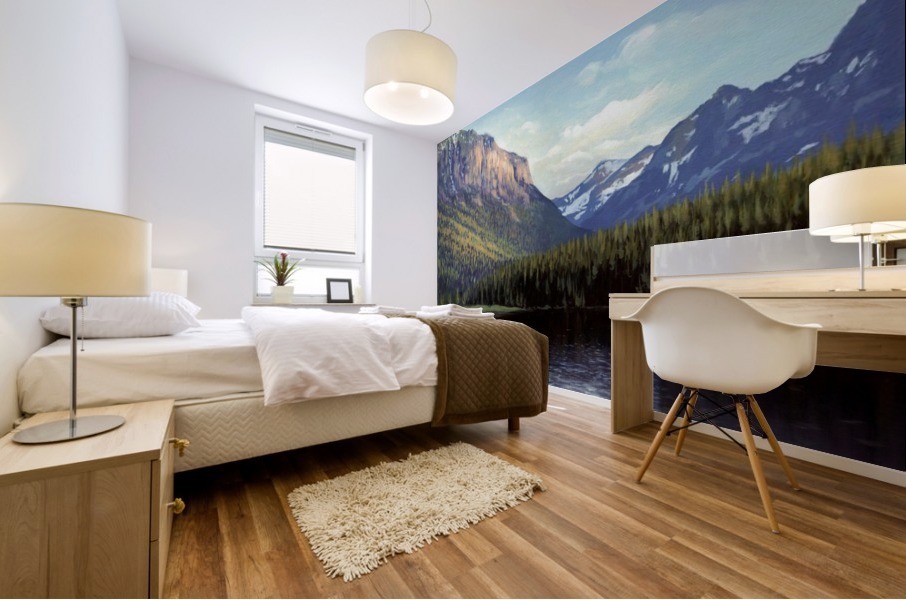 hyalite canvas Mural print