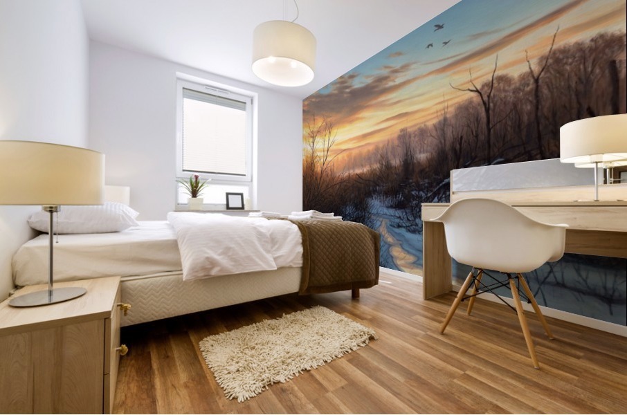 The Subtle Beats canvas Mural print