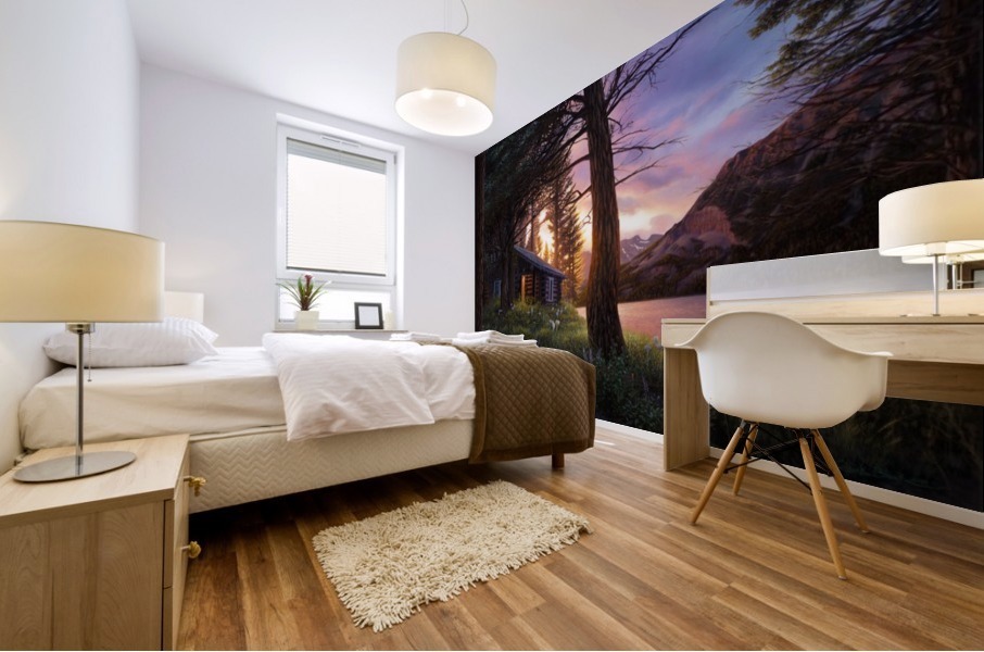 Blissful Solitude CANVAS Mural print
