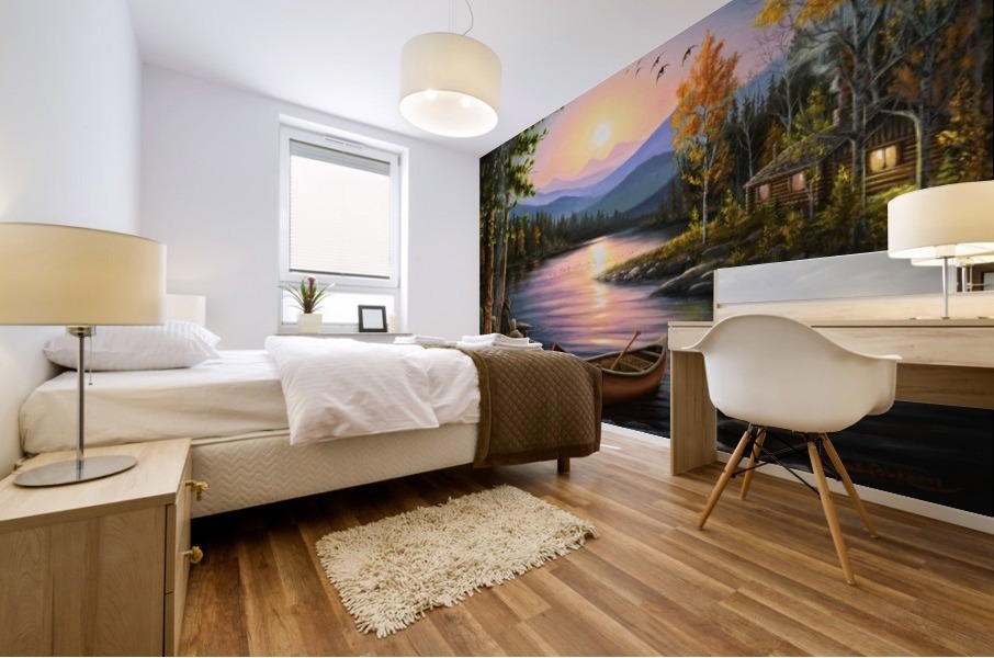 canvas CAMPFIRE_STORIES Mural print