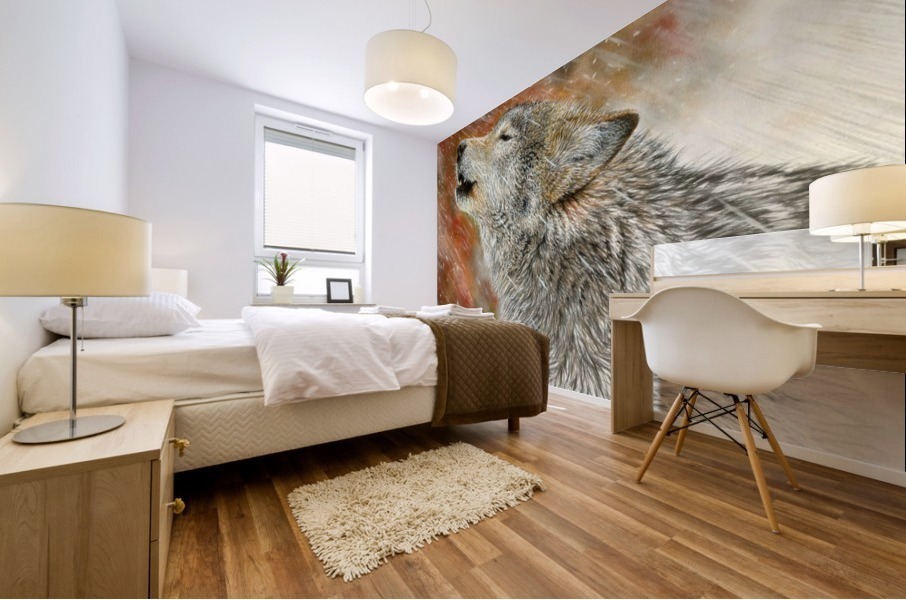 cblack_wintersfirstcall_11x14 Mural print