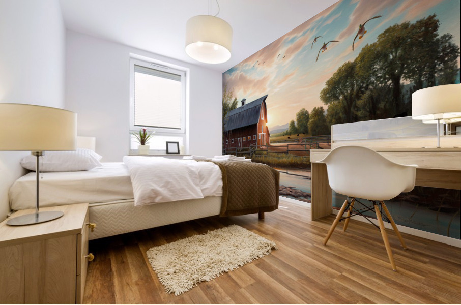 returninghomecanvass Mural print