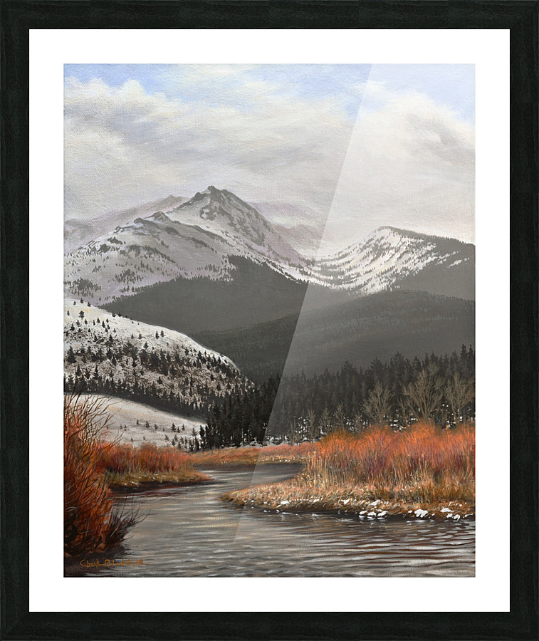 yellowstonecountrylarge Picture Frame print