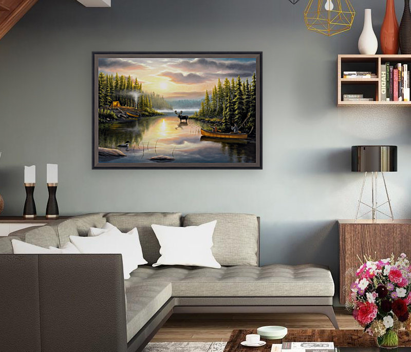 memorieswdad canvas Reproduction