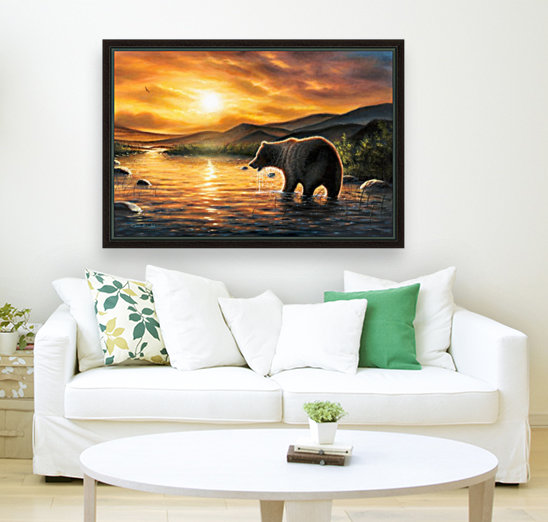 beargriz canvas Reproduction