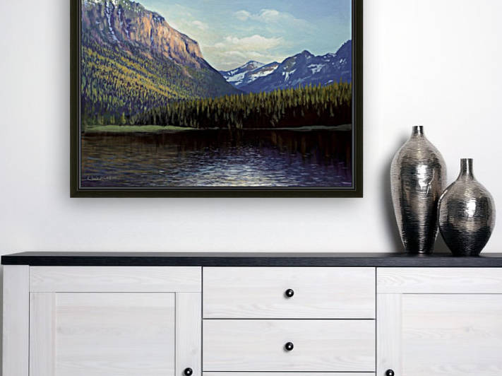 hyalite canvas Reproduction