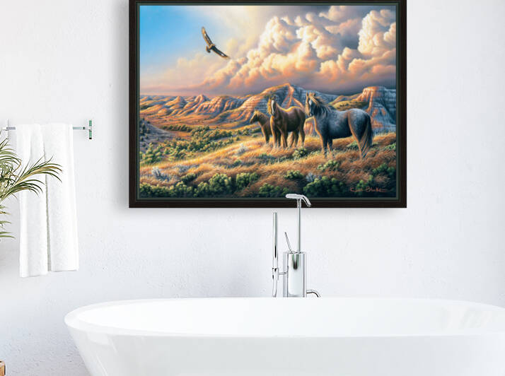 cblack underwildskies 18x24 canvas by CRB