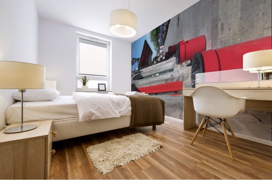 ISeeing Red Mural print