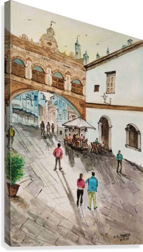 Cofee Lane_DKS Canvas Print