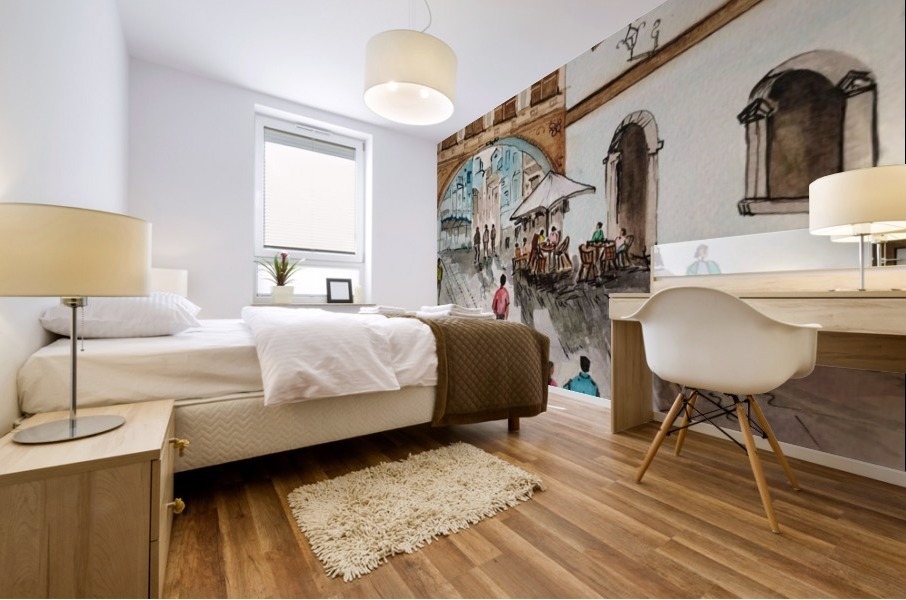 Cofee Lane_DKS Mural print