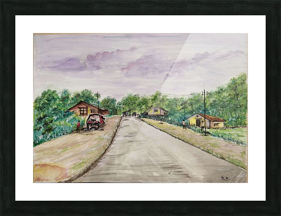 Way to Goa_DKS Picture Frame print